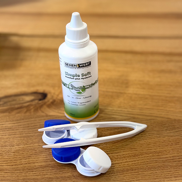 Foto: Kontaktlinsen und Augenvorsorge Set